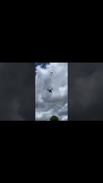 🇷🇺Ka-52 Alligator Fly Over The Fighters Of The Wagner Group, Who Liberated Popasnaya In Luhansk