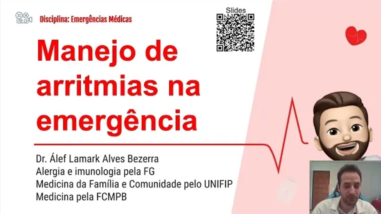 MANEJO DE ARRITMIAS NA EMERGÊNCIA | Dr. Álef Lamark