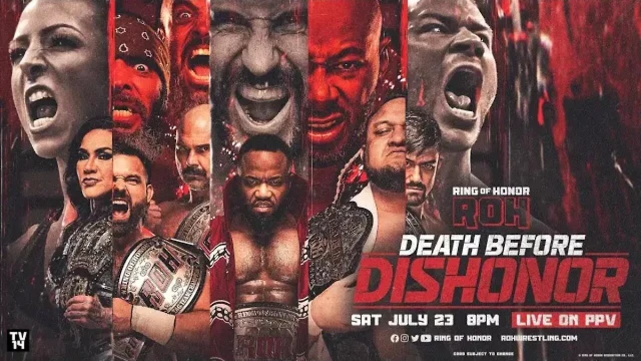 RING OF HONOR DEATH BEFORE DISHONOR 2022 : GET HYPED