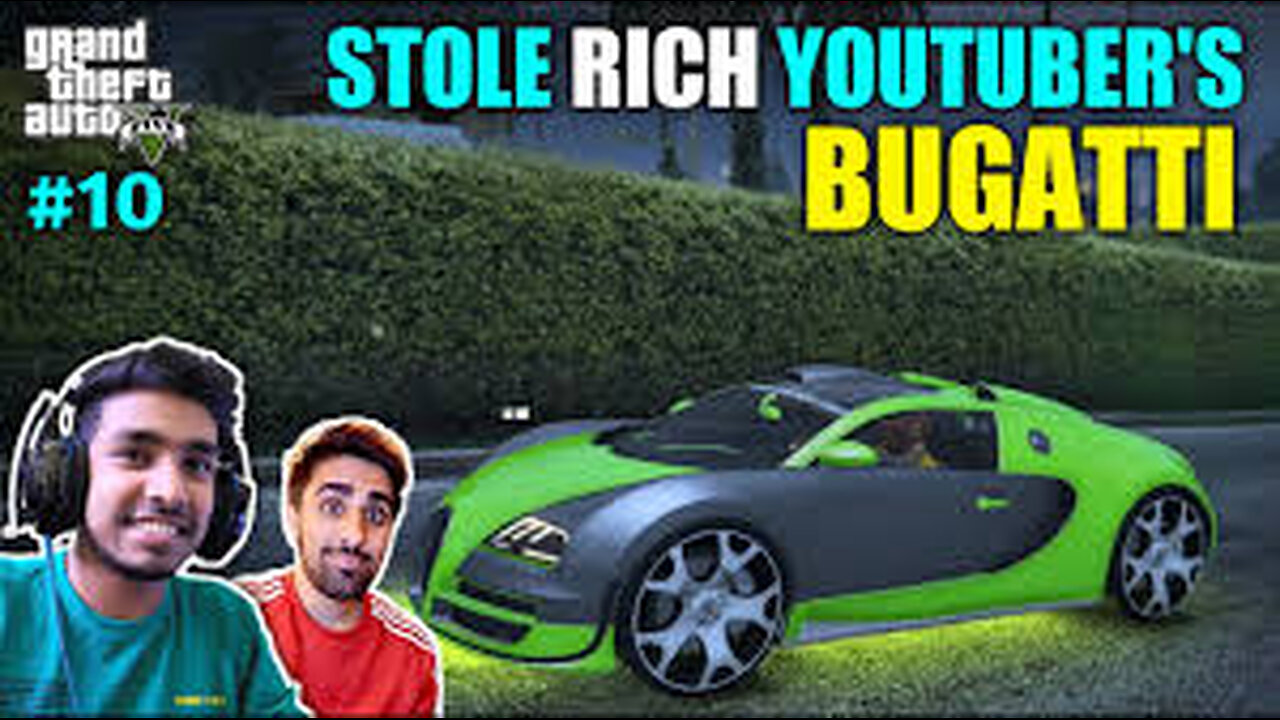 I STOLE RICH YOUTUBER'S CAR - GTA V GAMEPLAY #10