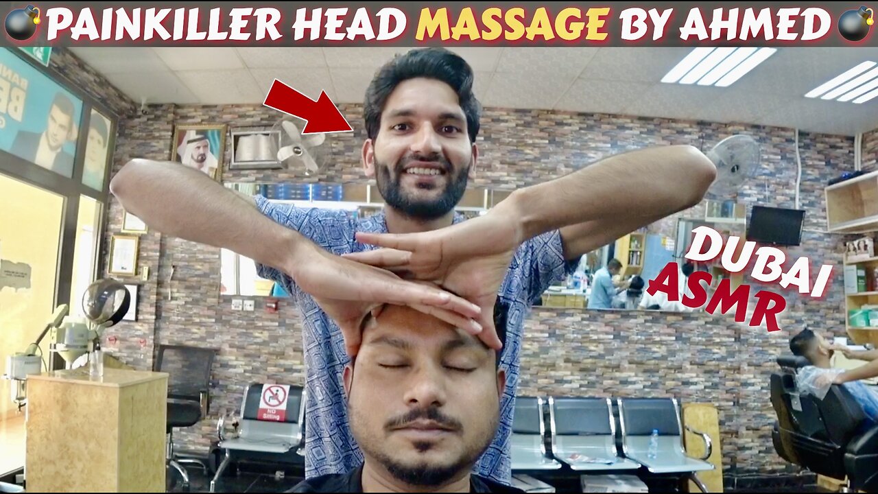 ASMR | Painkiller Head Massage By Ahmed 💣💪🏻 | Fifty Dreams ASMR