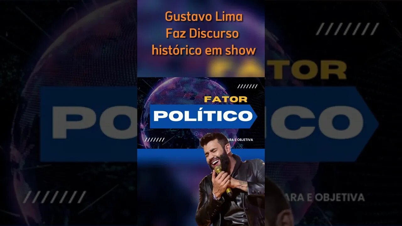 Gustavo Lima Faz Discurso histórico em Brasília