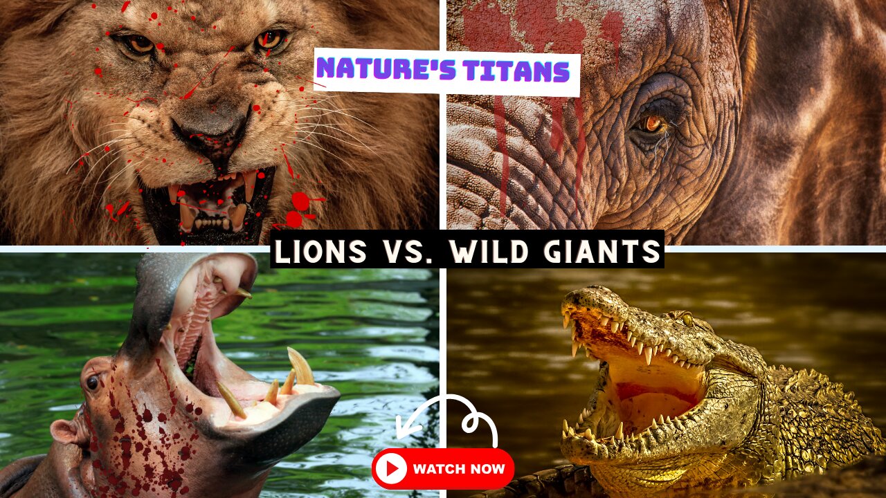 "Clash of Titans: Lions vs. Wild Giants - Epic Battles Unfold!"