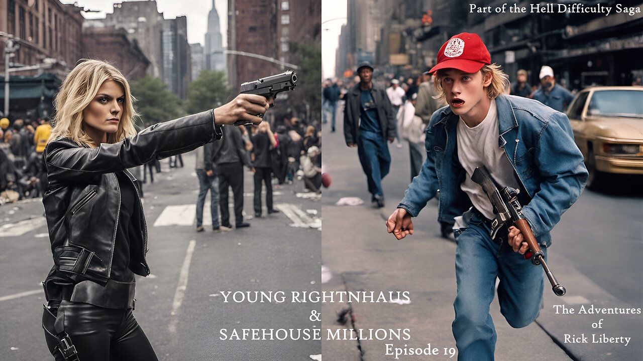 FLASHBACK S4E19 YOUNG RIGHTNHAUS & SAFEHOUSE MILLIONS - Rick Liberty AI Art Video Book