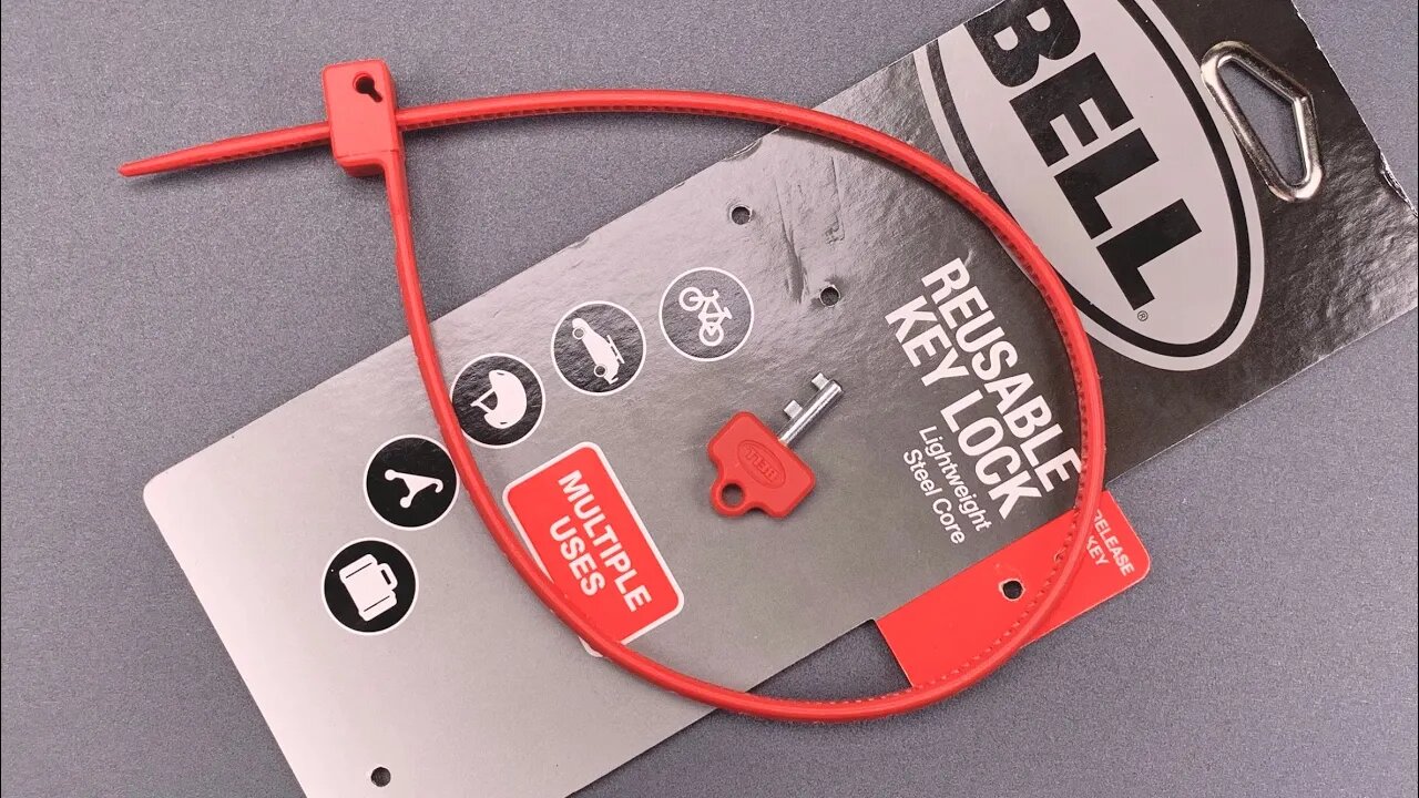 [1096] A Zip Tie Bike Lock? Bell’s “Reusable Key Lock"