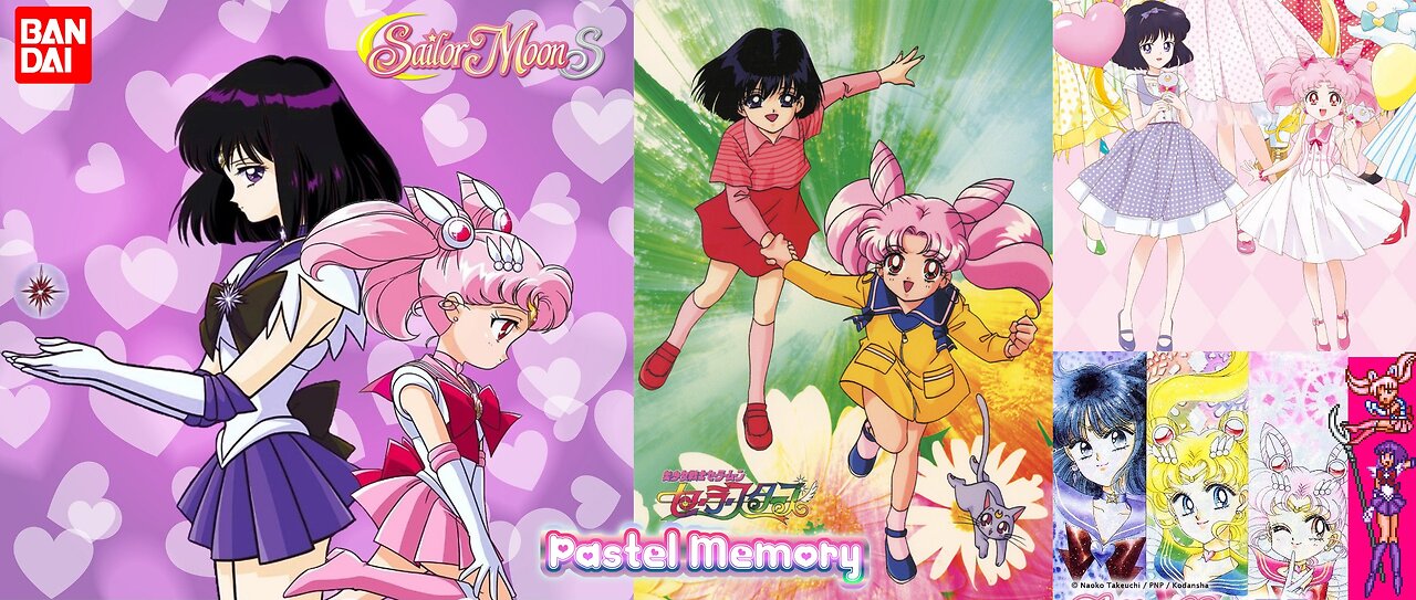 [Bishoujo Senshi Sailor Moon S] ChibiUsa X Hotaru AMV - Pastel Memory [Reupload]