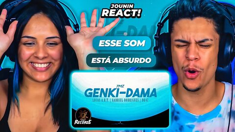 GENKI-DAMA - Lucas A.R.T., Gabriel Rodrigues e DK47 | [React Rap Nerd] 🔥