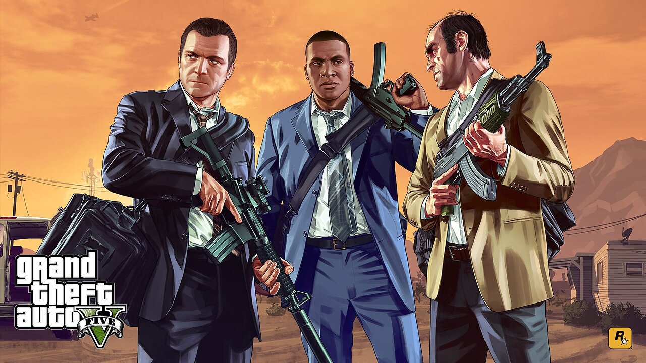 Grand Theft Auto 5 - Part 13 - THE TRIO IS GETTING HEATED (PC)