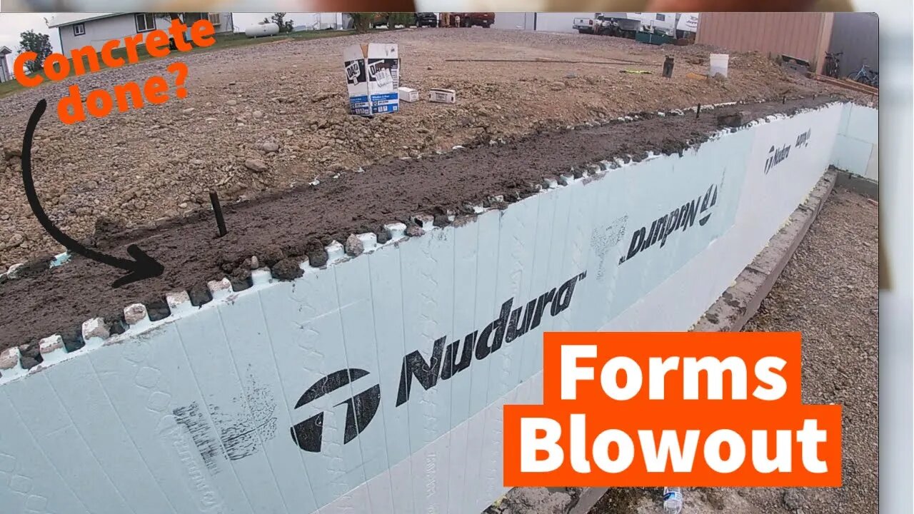 How to Build a House Addition - Pouring concrete with my Dad and brothers. Nudura ICF Part 9