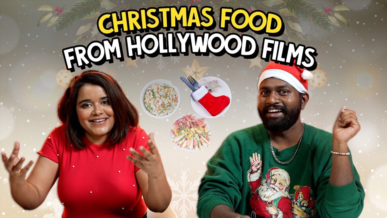 Trying Christmas Food From Hollywood Films _ Ok Tested