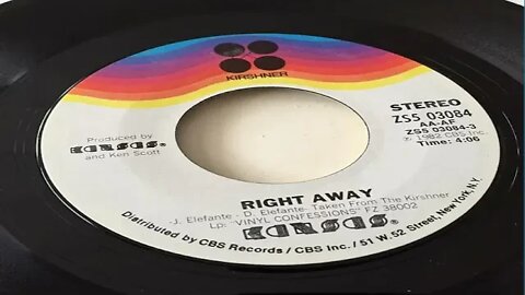 Right Away- Kansas- mastered ( audio ) ( lyrics in description )