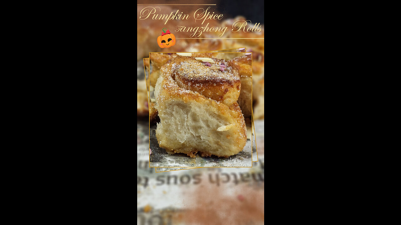 Pumpkin spice buns