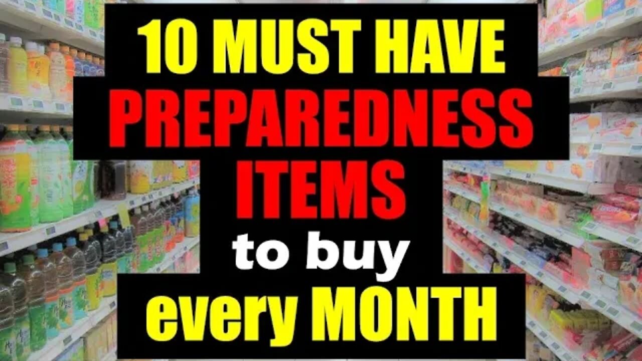 10 MUST HAVE items to buy EVERY MONTH!