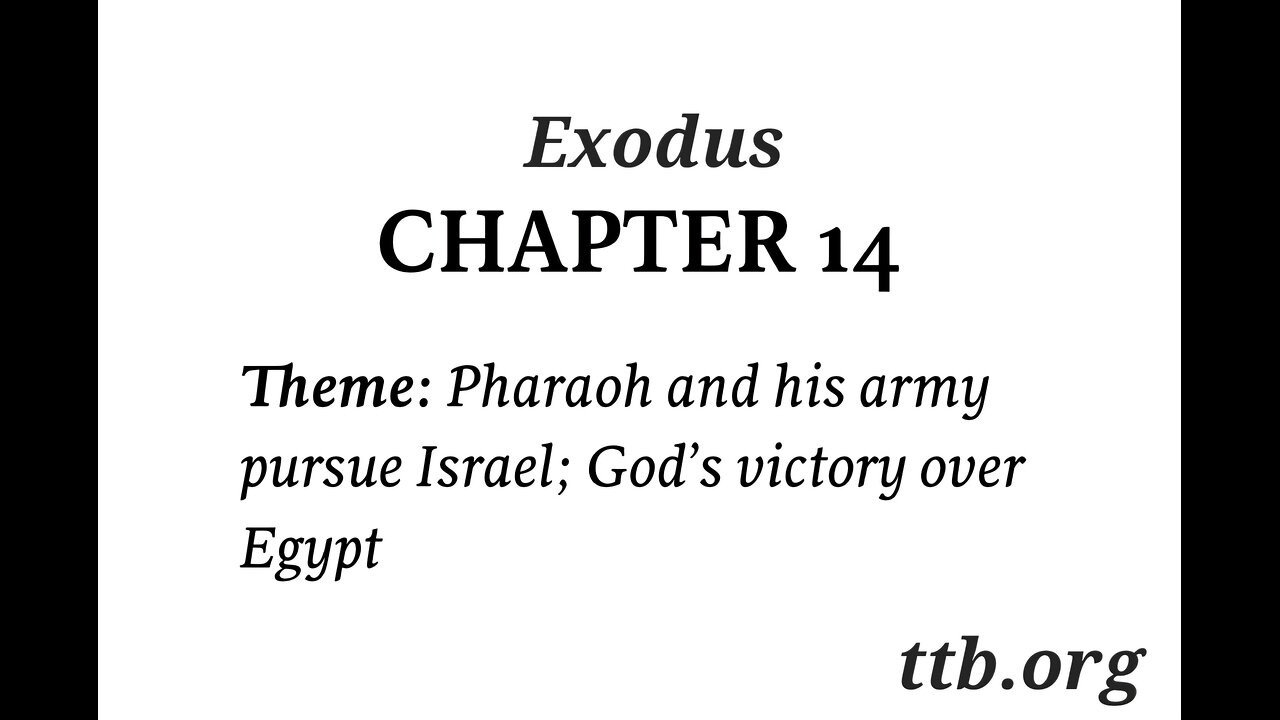 Exodus Chapter 14 (Bible Study)