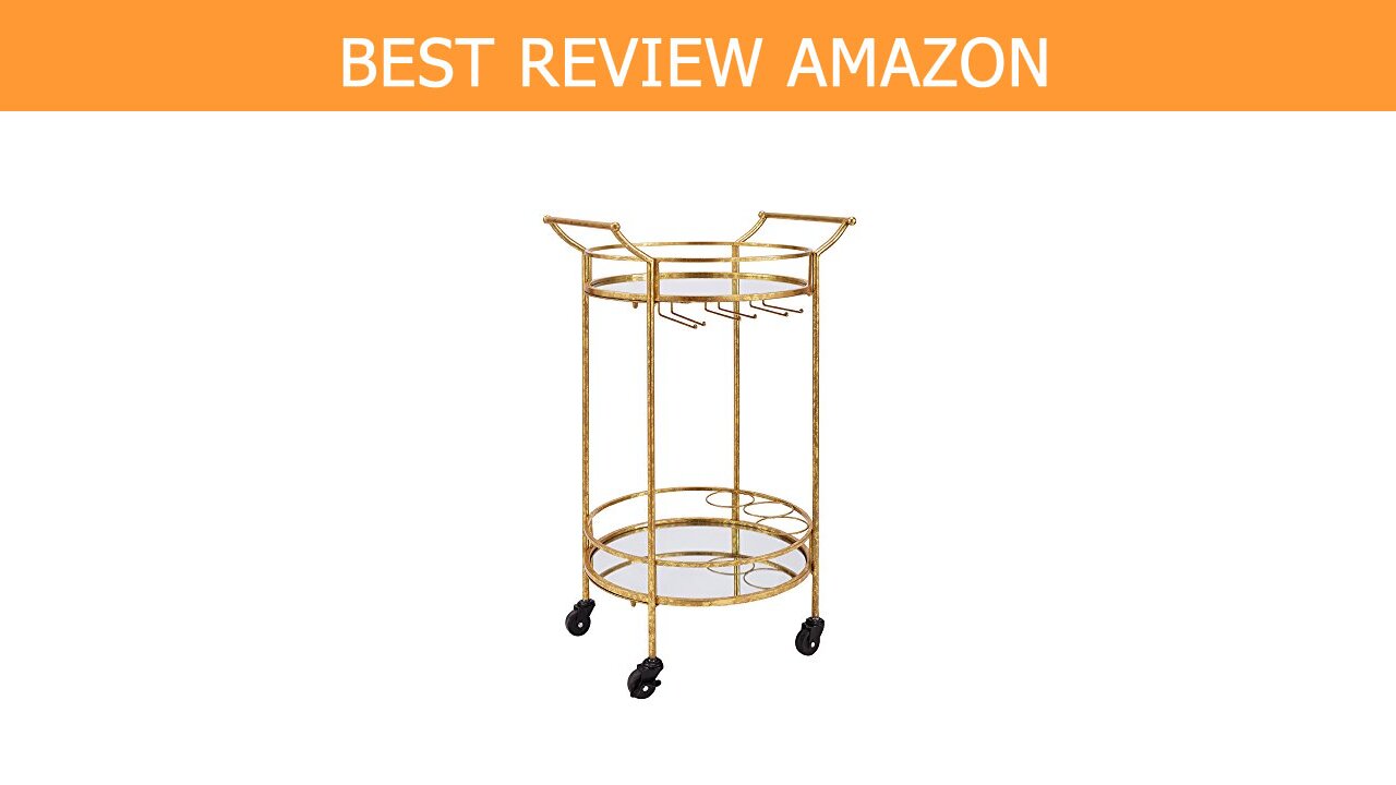 Linon AMZN0342 Round Cart Gold Review