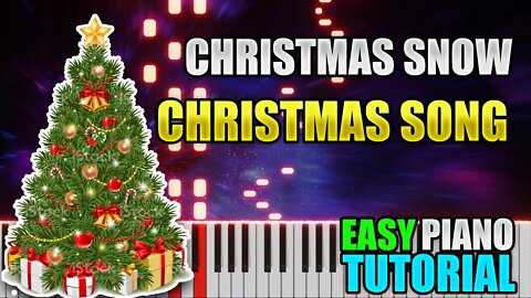 Christmas Snow | Easy Piano Tutorial