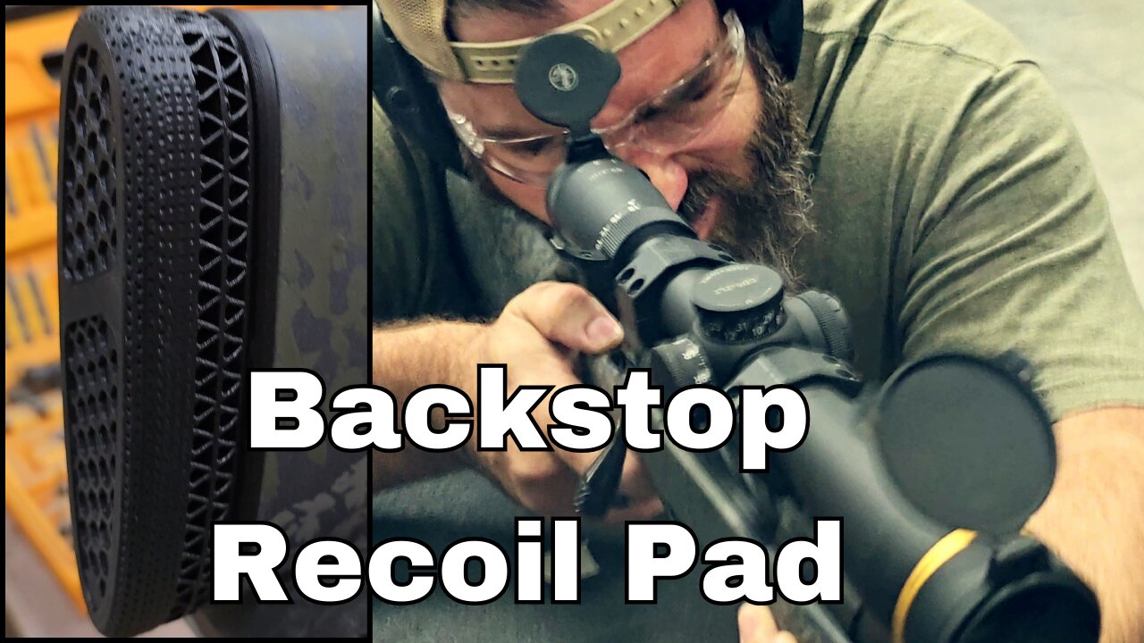 Backstop Recoil Pad for HARD Hitting Rifles (Must or Bust)