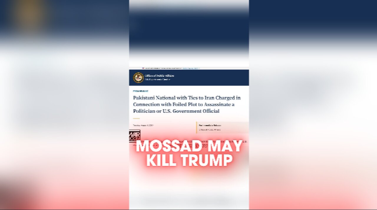 Owen Shroyer & Myron Gaines: Mossad Will Blame Iran If They Kill Trump - 8/6/24