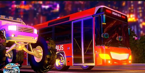 Wheels On The Bus + Street Vehicles Nursery Rhyme for Kids by Speedies