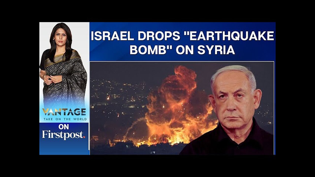 Israel Bombs Syria, Triggers Earthquake-like Seismic Activity: Reports | Vantage with Palki Sharma