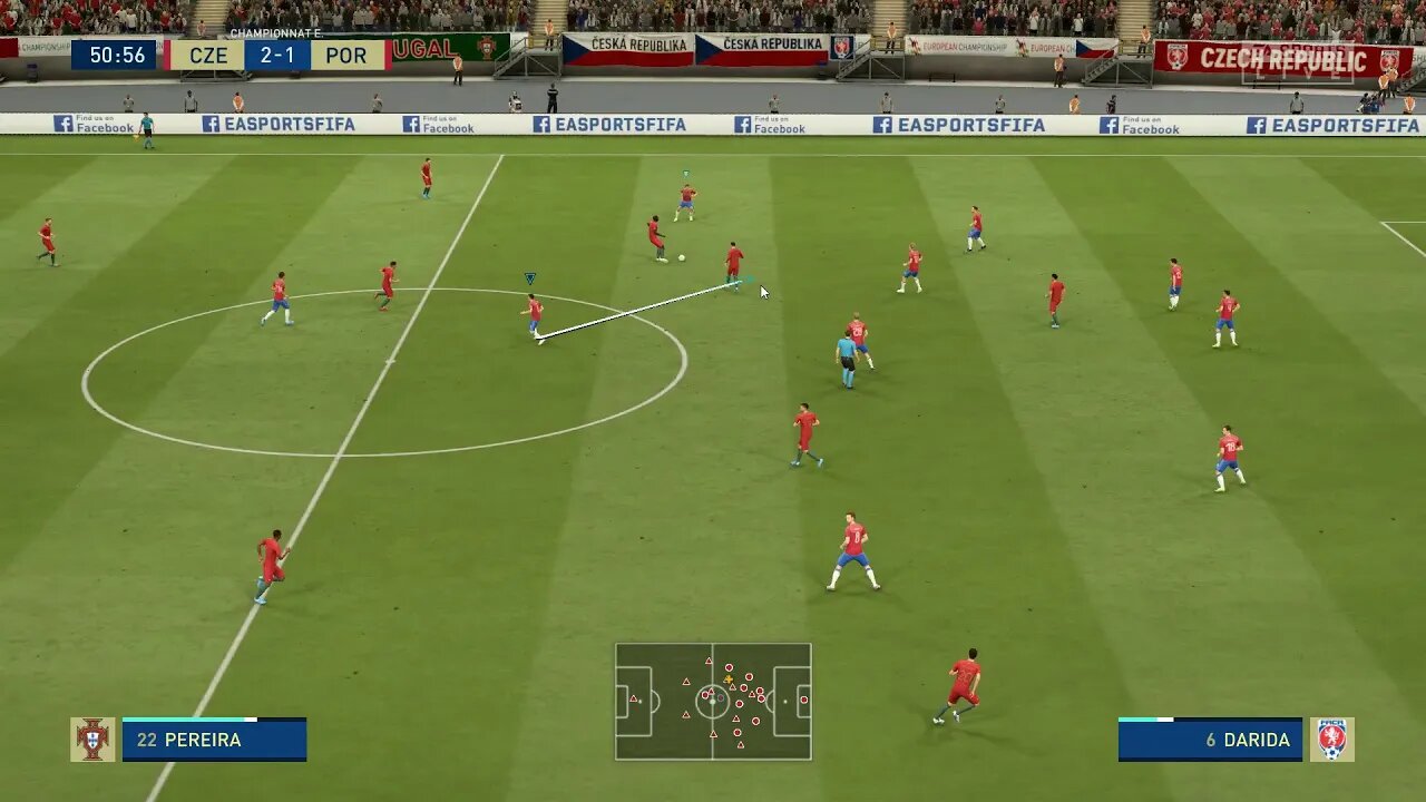 Let's Play FIFA 20 Manager's Career#25 EURO 2020 Qaurterfinal Czech Republic vs Portugal