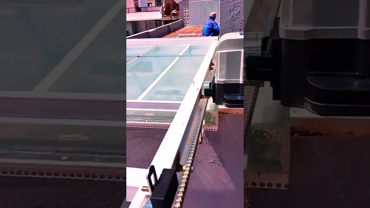 Automatic skylight sliding roof motor