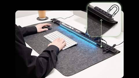 Upgraded LeMat Magnetic Fixer 2.0 - Modernize your Desk Mat