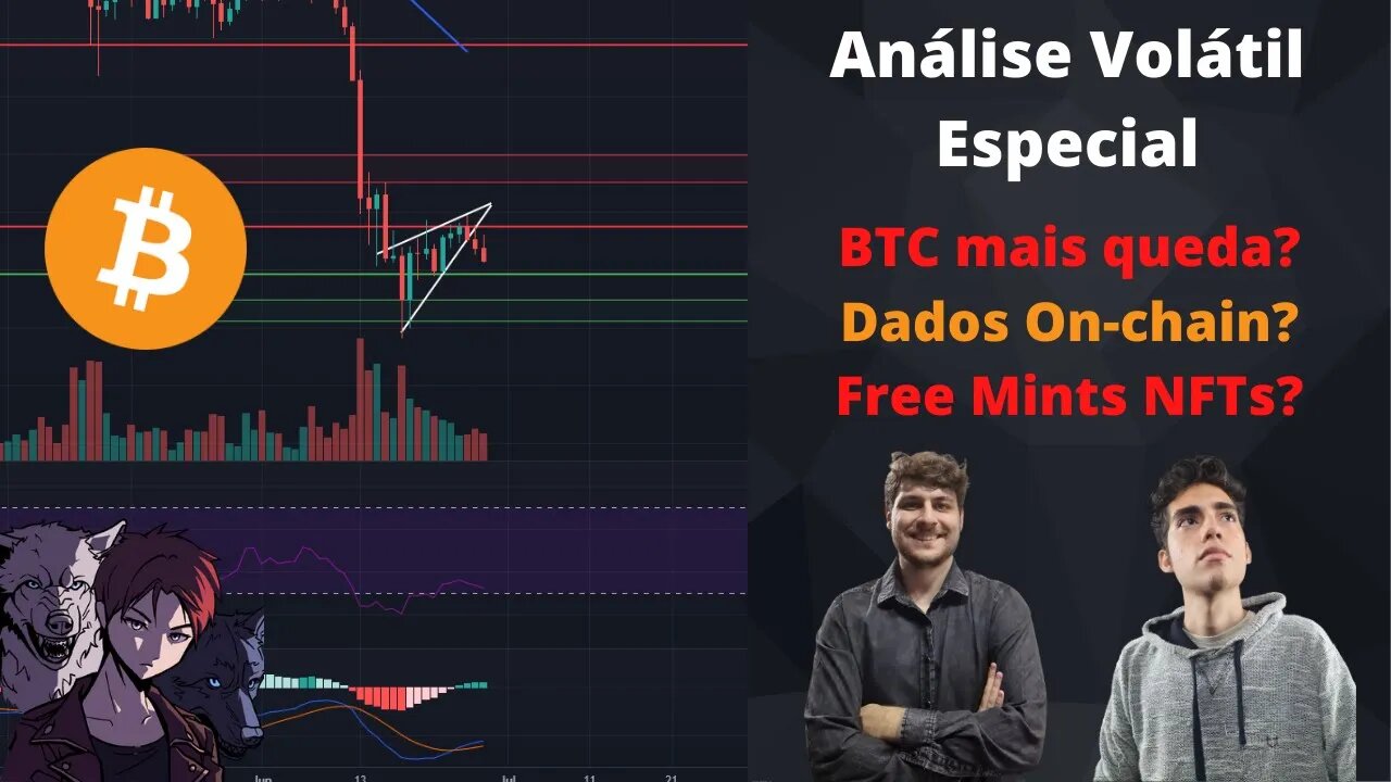 Análise Volátil Especial - Mias queda para o BTC? Ft. Amyn Panssãni