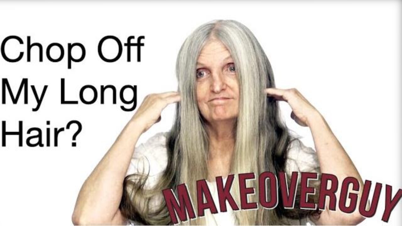 When is Long Hair Too Old? Stylish Hair Transformation with MAKEOVERGUY #longhairtransformation