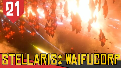 Passando SUFOCO com Império Caído - Stellaris Waifu #21 [Série Gameplay Português PT-BR]