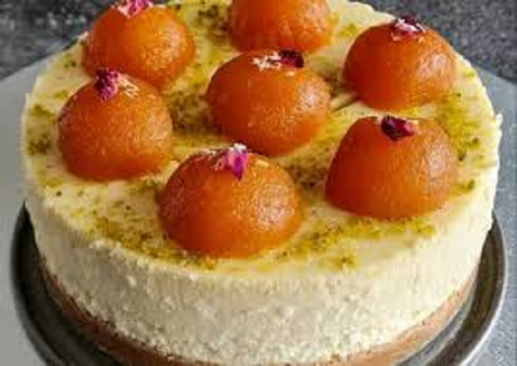 Gulab Jamun Cheesecake Recipe - Gulab Jamun Ka Cake - Gulab Jamun Cheesecake By chef Mariam