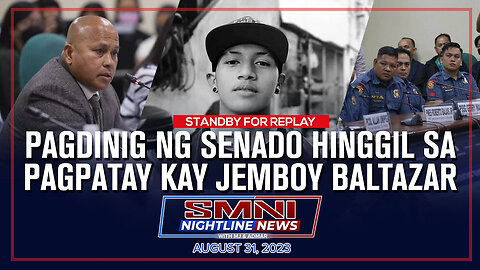 REPLAY: Pagdinig ng Senado hinggil sa pagpatay kay Jemboy Baltazar