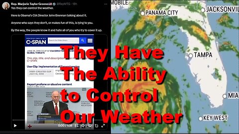 They Can Control Our Weather – They’ve Told Us Before But Were We Listening?