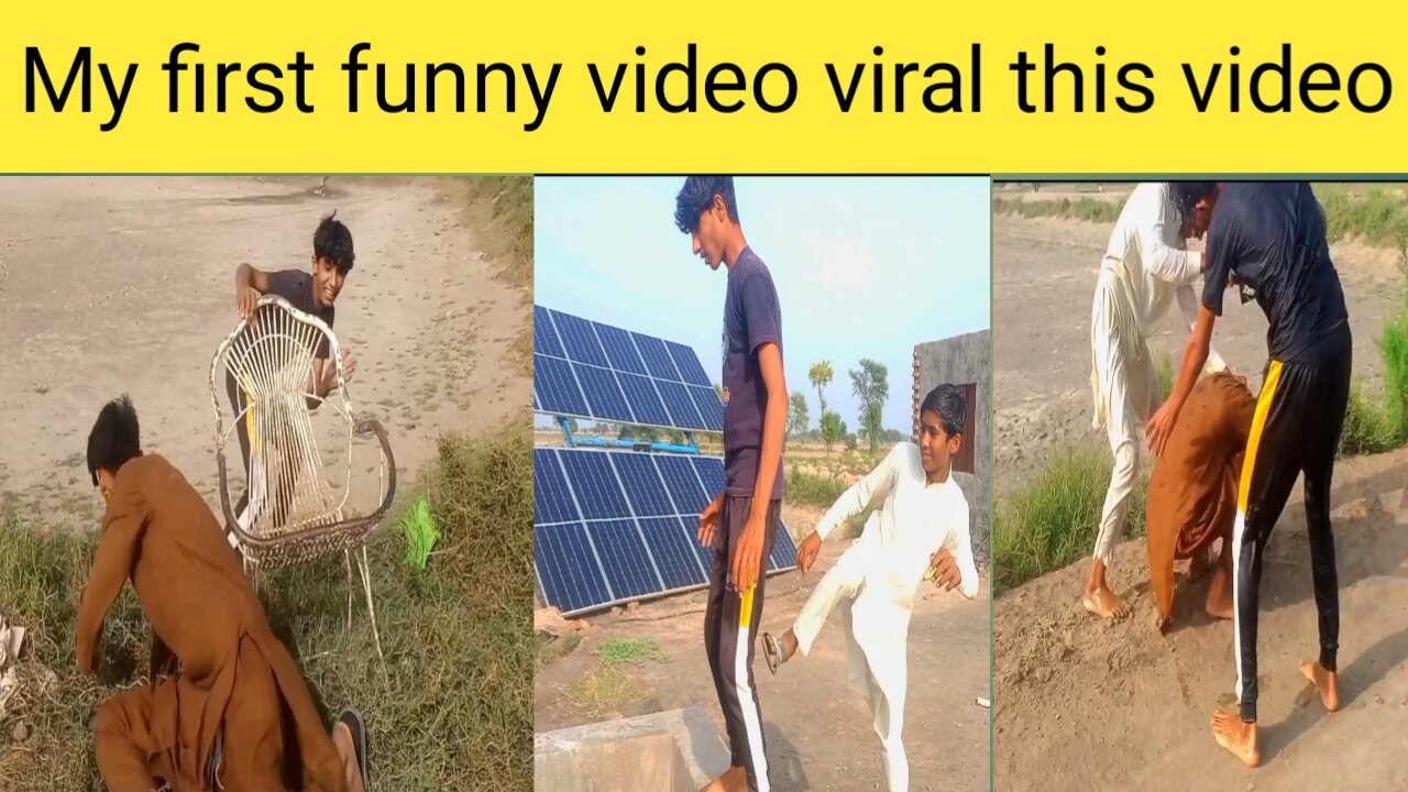 My first funny video please viral