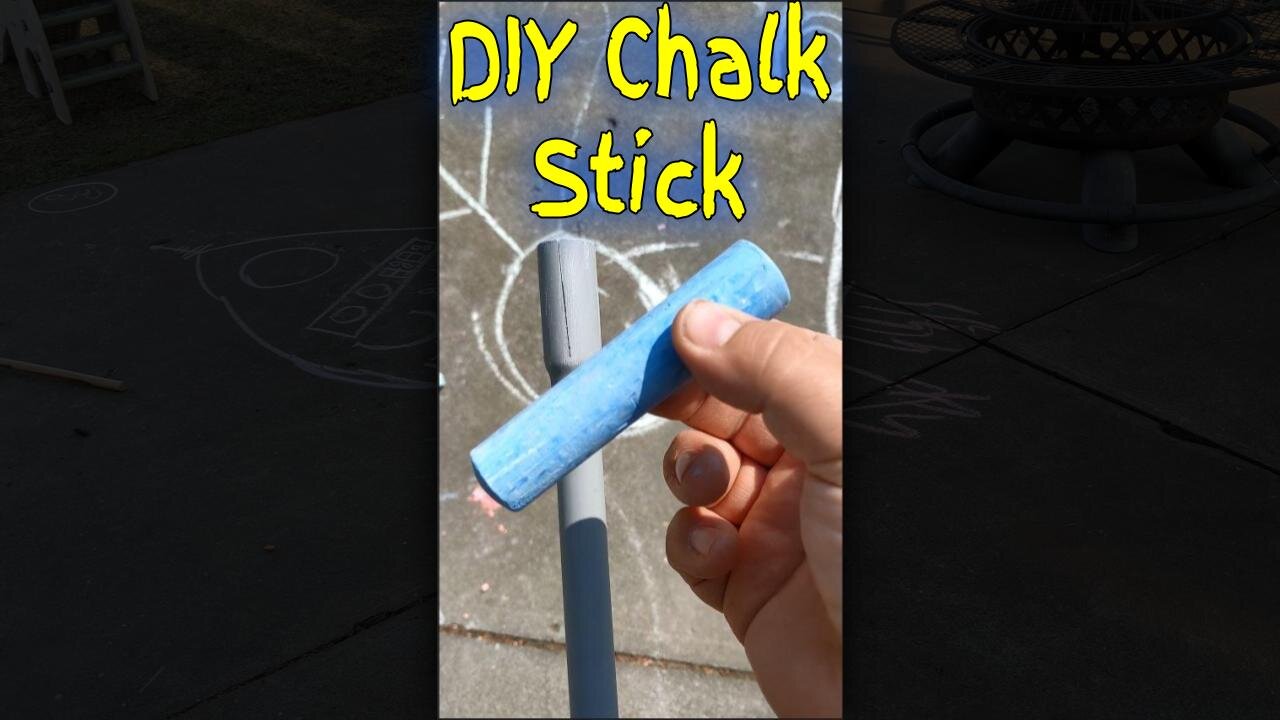 DIY Chalk Stick | Dad Life Hack