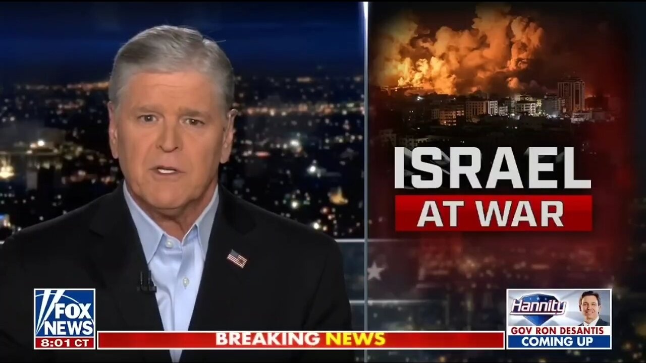 Hannity: Predictably The Media Complain That The Victim Israel is Being Inhumane