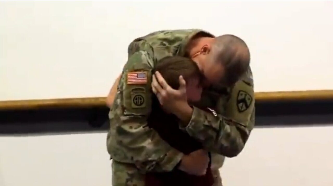 Soldier Surprises Son In The Best Way