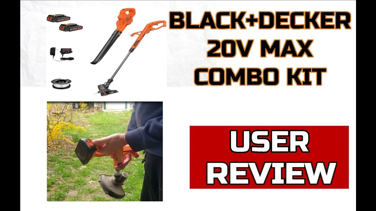 Great For Small Yards and Small Jobs -BLACK+DECKER 20V MAX* POWERCONNECT Cordless Trimmer+Combo Kit