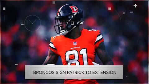 Troy's take: Broncos sign Tim Patrick to 3-year, $34M contract extension