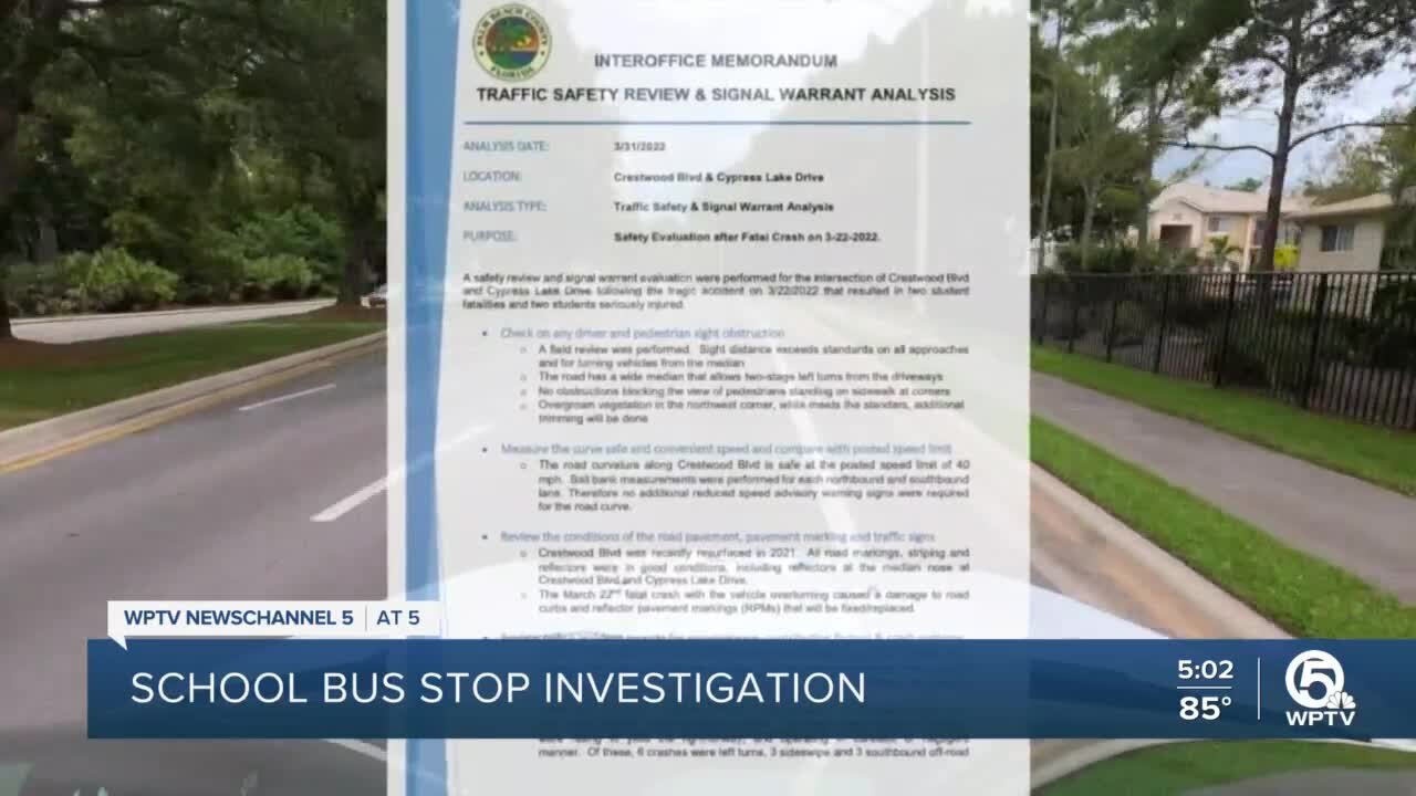 Traffic light won't be installed after kids killed at bus stop