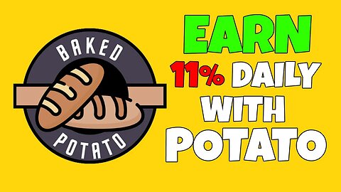 Earn BNB I Potato Baker 🥔I High Yield 11% DAILY 🥔 NICE UI - AUDITED DAPP Miner BSC