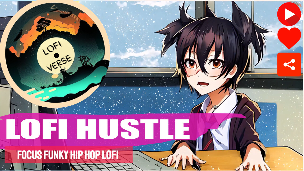 Working Hard? This Lofi Hustle Makes the Work Easier!