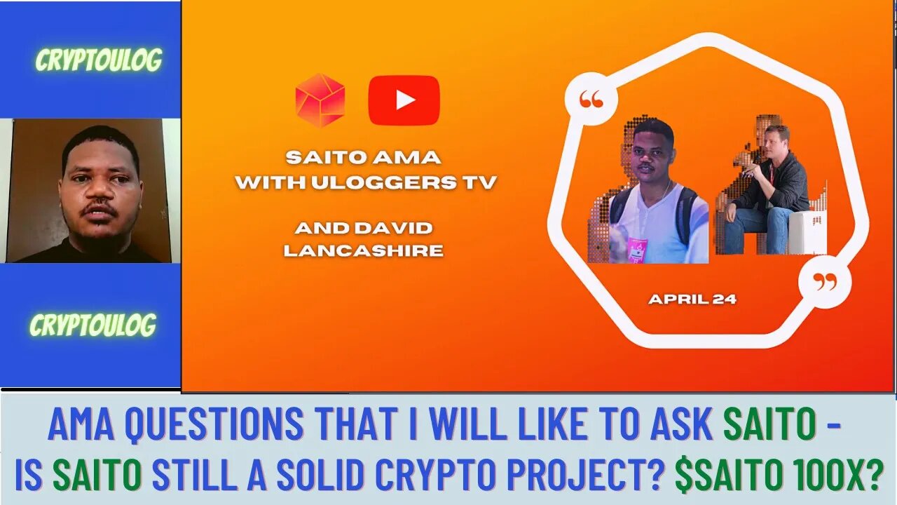 AMA Questions That I Will Like To Ask Saito - Is Saito Still A Solid Crypto Project? $SAITO Airdrop?