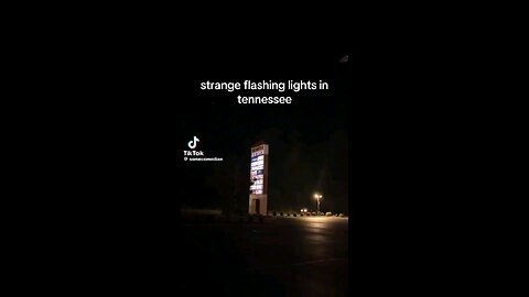 Strange flashing lights in Tennessee