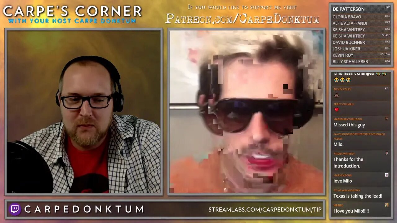 Carpe's Corner Episode 00013 with guest Milo