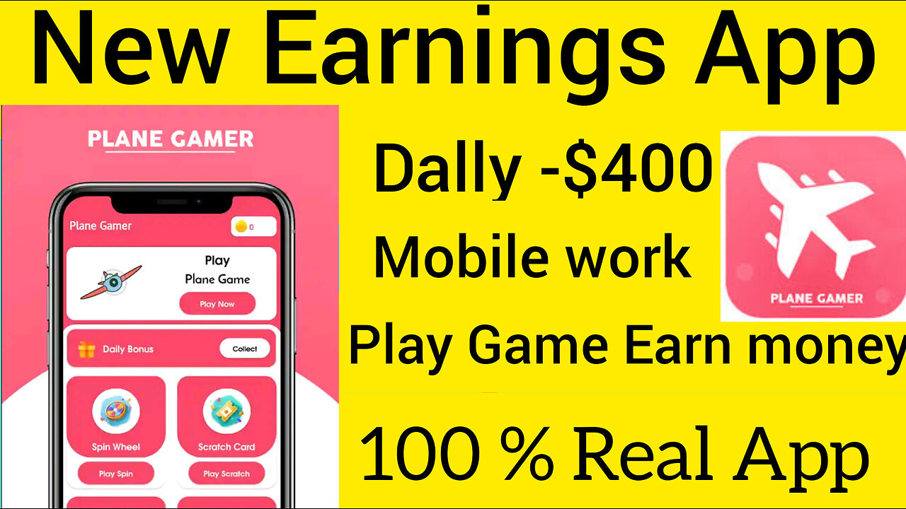 How to earn money online//Plane Gamer app se earn kaise kare