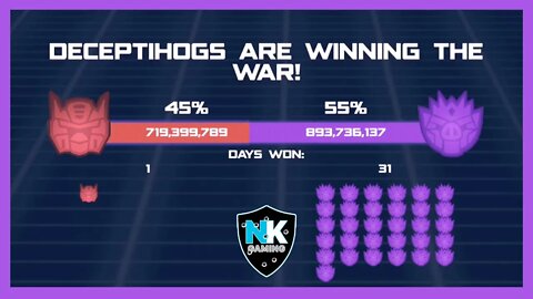 Angry Birds Transformers 2.0 - War Pass S3 - Day 32 Results