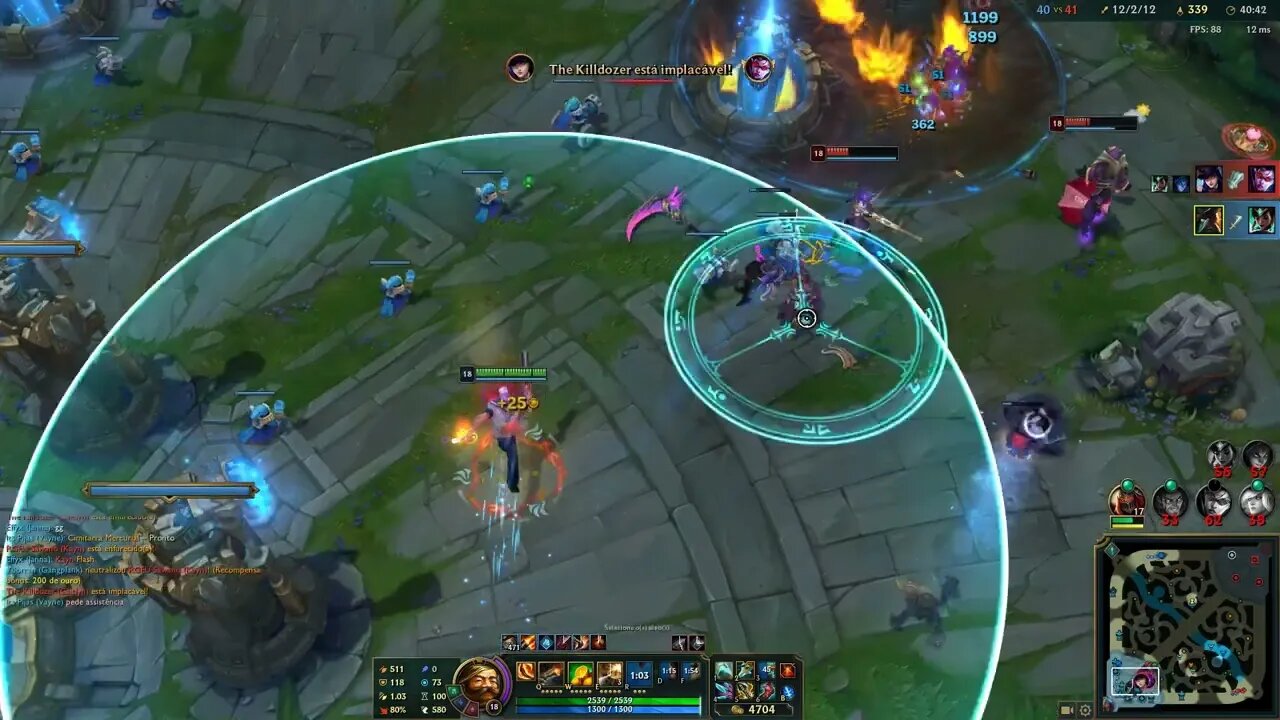 GANGPLANK 1v5 PENTAKILL (almost) | AC 64