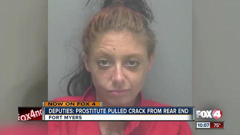 Prostitute Pulls Crack From Rear End