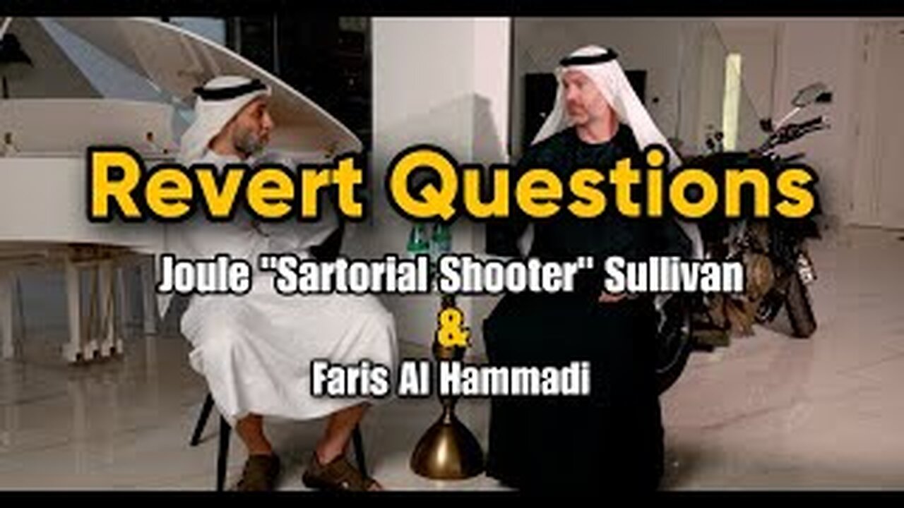 Sartorial Shooter Islam Revert Question & Faris Al Hammadi